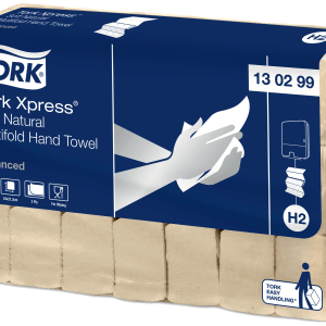 Tork håndklædeark Xpress H2, natur FSC, 21Ã180ark